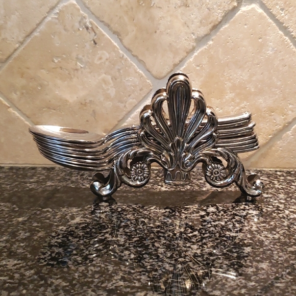 Silver Plated Spoon Rest - Picture 6 of 9
